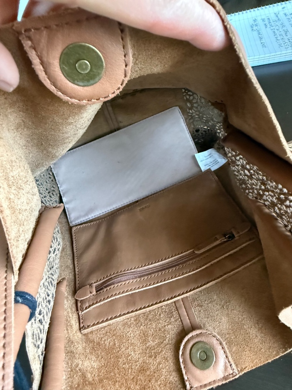 The Sak Los Feliz leather crossbody with laser cutouts. - Picture 11 of 16